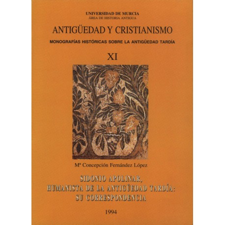 Sidonio Apolinar, Humanista de la Antigüedad Tardía: su correspondencia