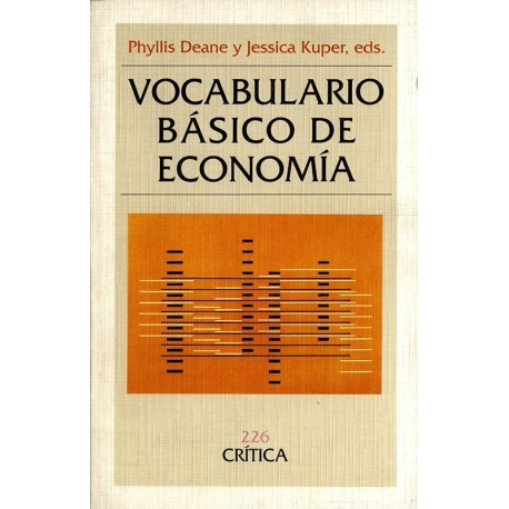Vocabulario básico de economía