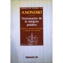 Testimonios de la antigua palabra (Huehuehtlahtolli)
